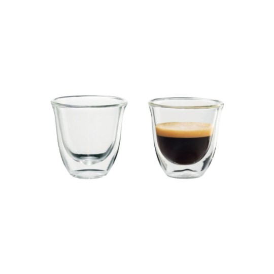 DELONGHI Thermoglas 2erSet DLSC310 Espressogläser Transparent